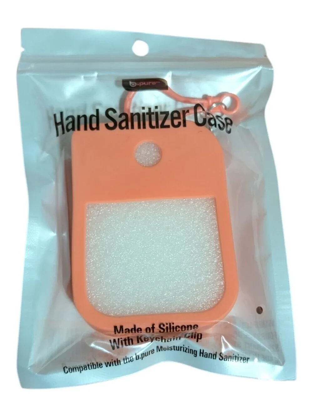 Orange/Red/Peach Silicone Hand Sanitizer Case